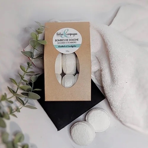 BOMBES DE DOUCHE - MENTHOL ET EUCALYPTUS