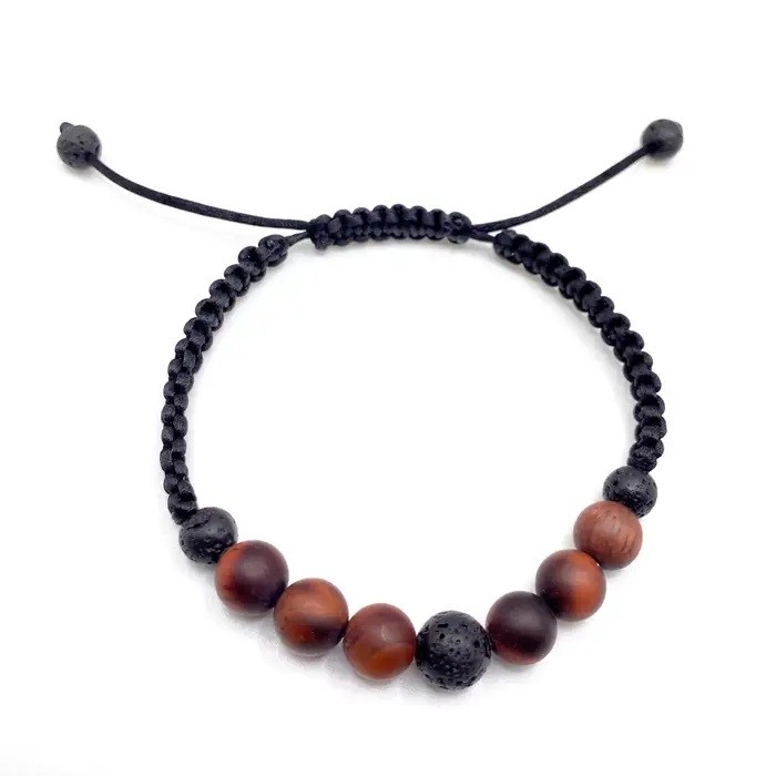 Bracelet homme - Oeil de tigre