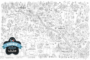 COLORIAGE GÉANT LE PETIT TRAIN DU NORD