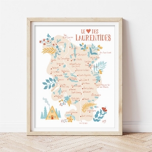 AFFICHE DES LAURENTIDES
