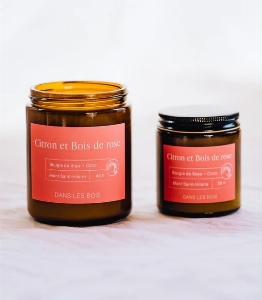 Chandelle - Citron et bois de rose