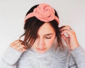 BANDEAUX À TIGE - ROSE