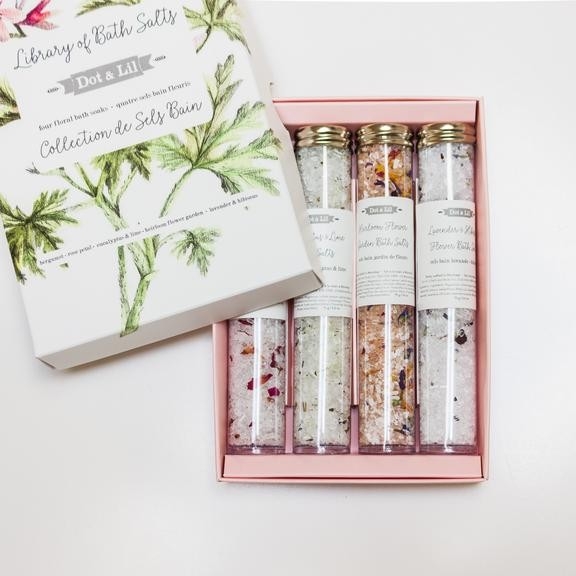 COLLECTION SEL DE BAIN - BERGAMOT, ROSE PETAL EUCALYPTUS