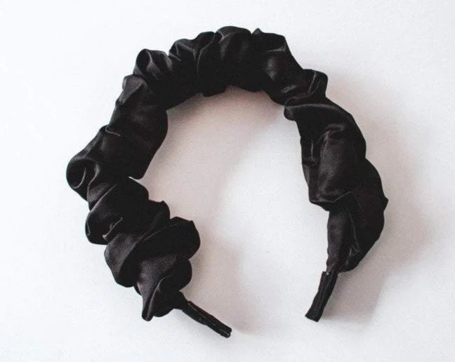 Serre-tête chiffon - Noir