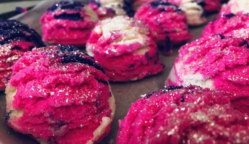 Bombe de bain moussant - Framboise Noire