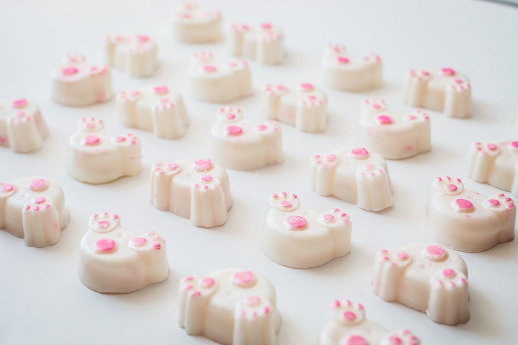 Savons de popotin de lapins