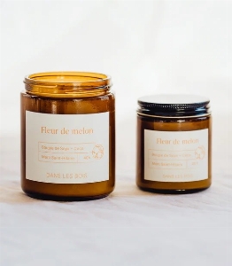 Petite chandelle 20h - Fleur de melon
