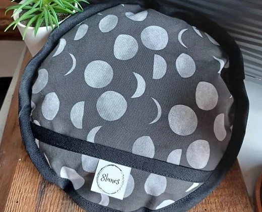 Coussin d'herbe - noir
