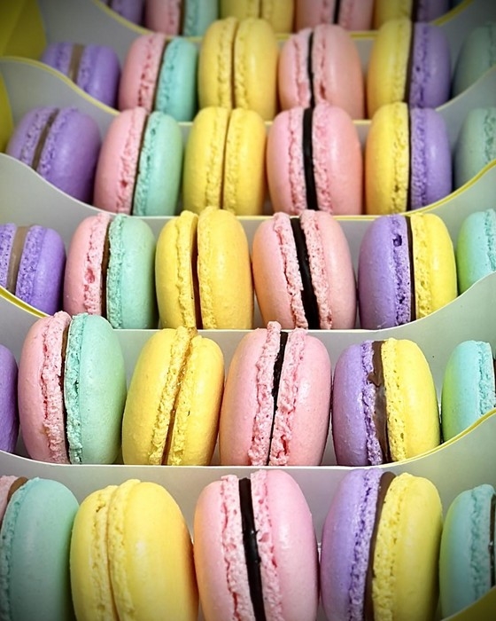 Boîtes de 12 macarons