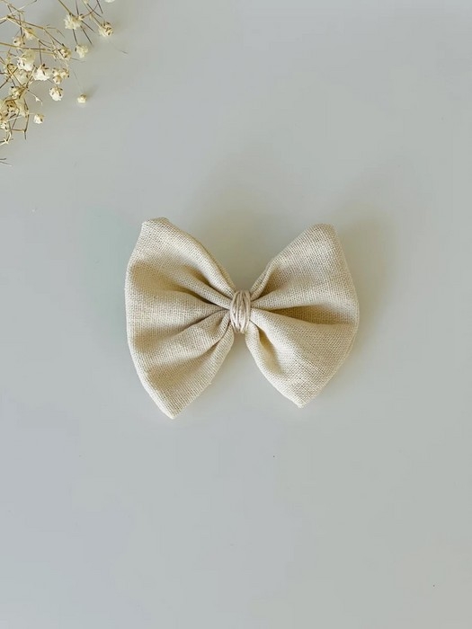 Boucle sur pincette - Ivoire