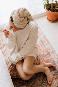 Serviette Turban - Ratine
