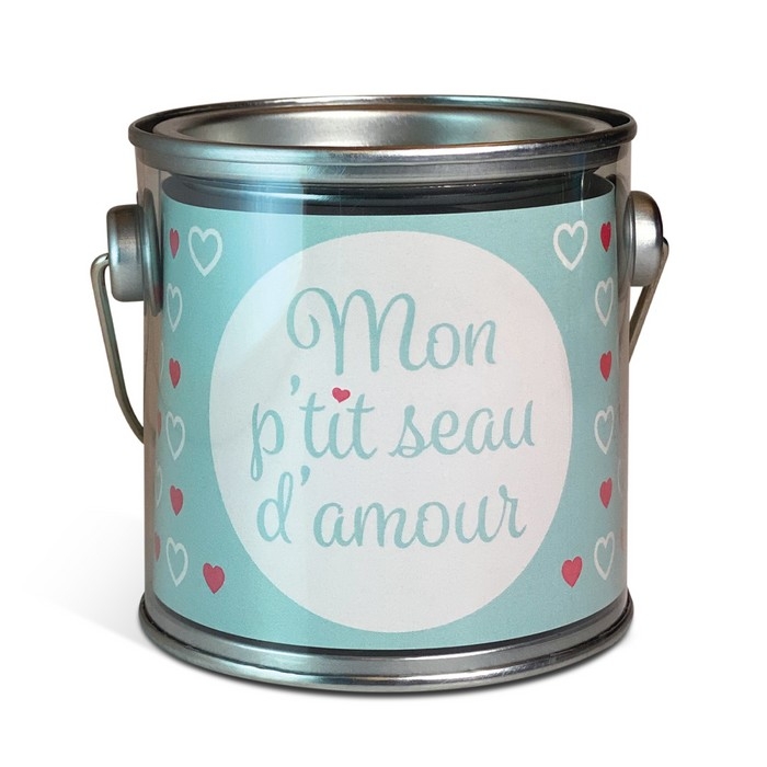 Mon p'tit seau d'amour - Turquoise
