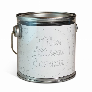 Mon p'tit seau d'amour a colorier