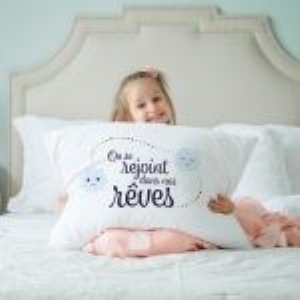 TAIE D'OREILLER - NUAGES