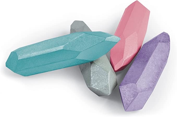 Craie en forme de crystaux