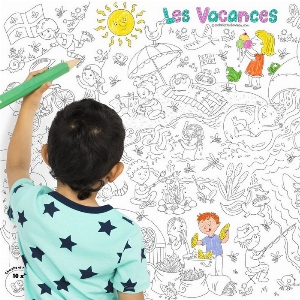 Coloriage Géant - Les Vancances