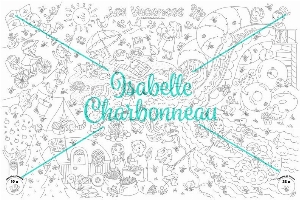 Coloriage Géant - Les Vancances