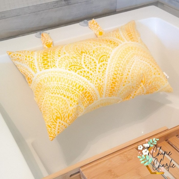 Coussin de bain - Aztéque Jaune