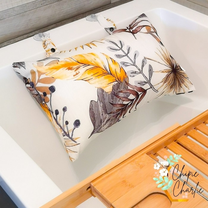 Coussin de bain - Feuillage couleur d'automne