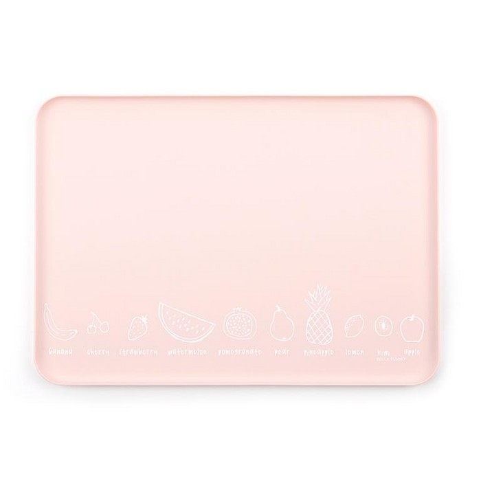 Bella Tunno - Plateau en silicone rose & fruits