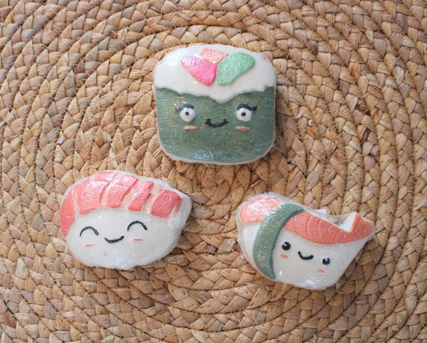 bombe de bain sushi