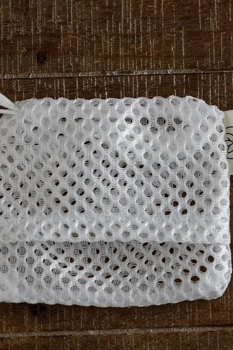 Pochette à savon - Blanche
