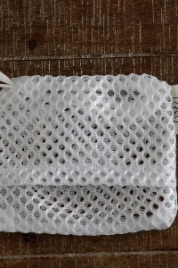 Pochette à savon - Blanche