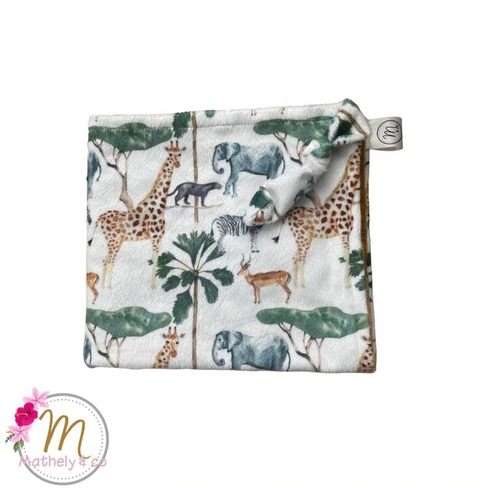 Mini doudou 16x18'' - Savane