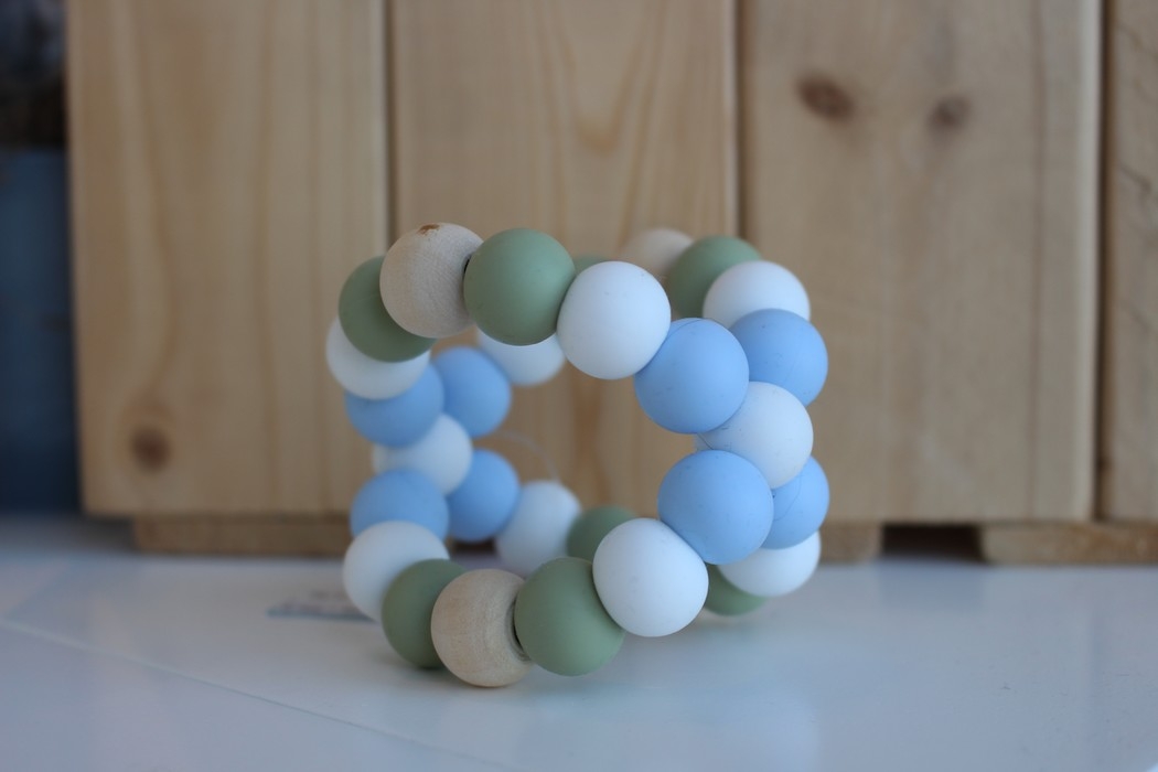 Balle sensorielle - Bleu et Kaki