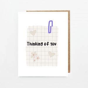 Cartes Souhaits - Thinking of you
