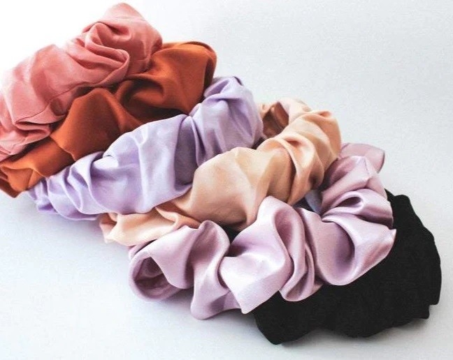 Serre-tête chiffon - bourgogne