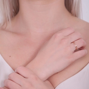 Bague Quinn Rose Ajustable
