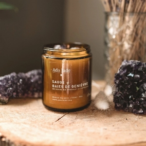 Bougie Méditation - Amétyste & Bracelet Suprise à l'interieur
