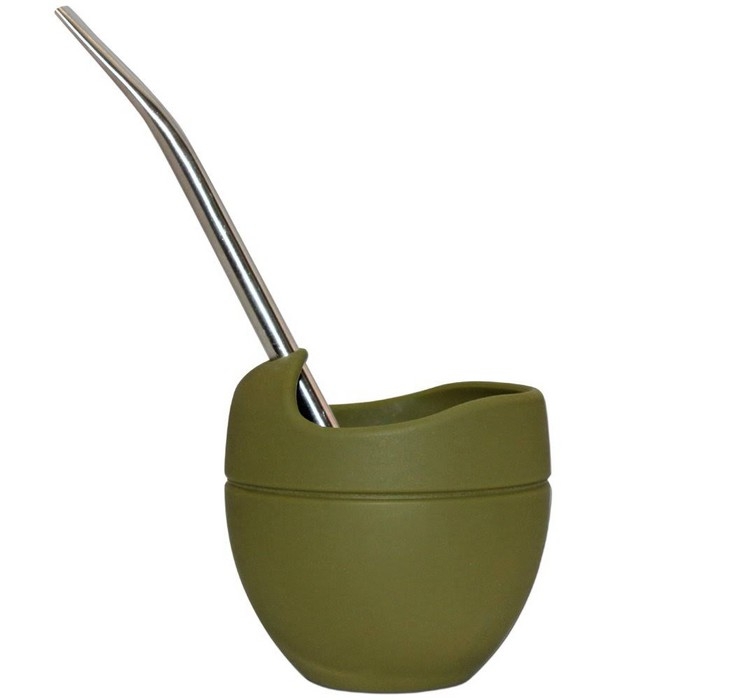 Mateìna - Gourdes en silicône - Kaki