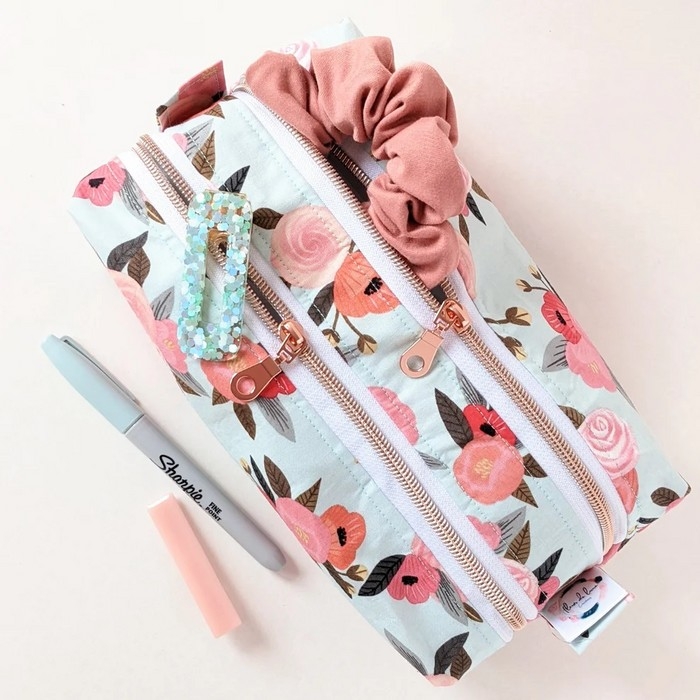 Pochette Transport 2 Zips - Bloom