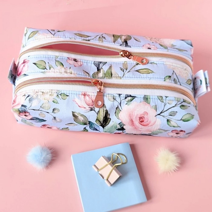Pochette Transport 2 Zips - Marie-Antoinette