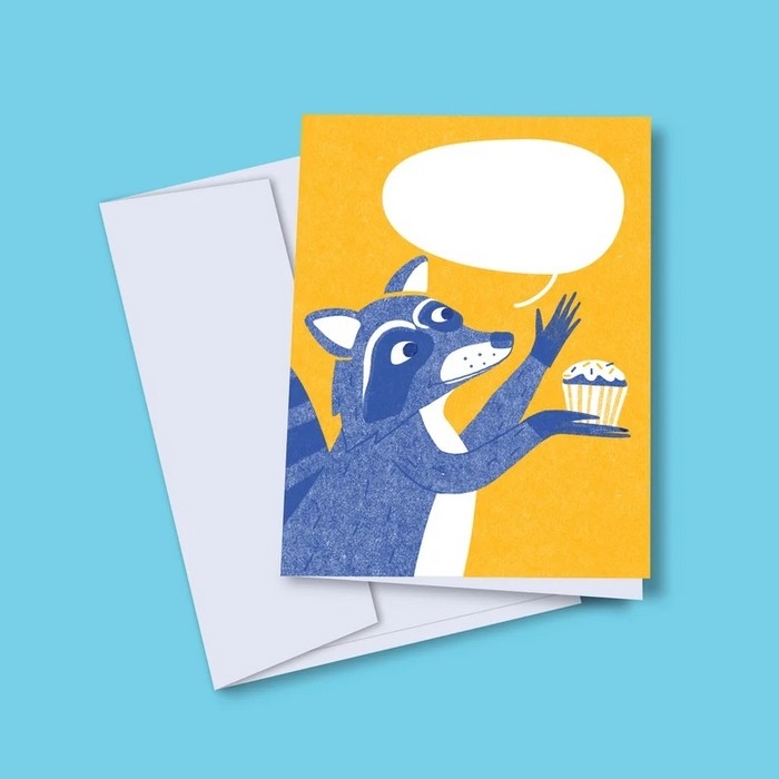 Cartes Souhaits - Raton