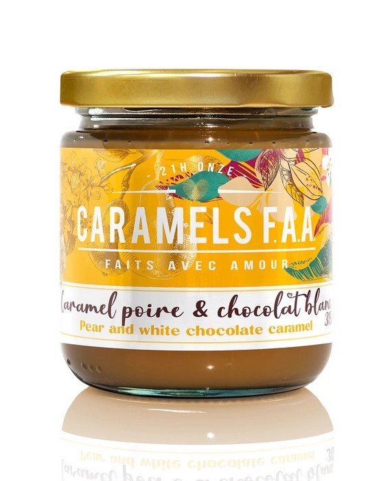 Caramel poire et Chocolat blanc