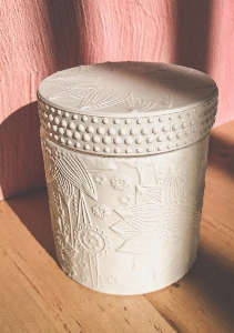 Chandelle Madela - Lavande, Pruche et Pêche 200G