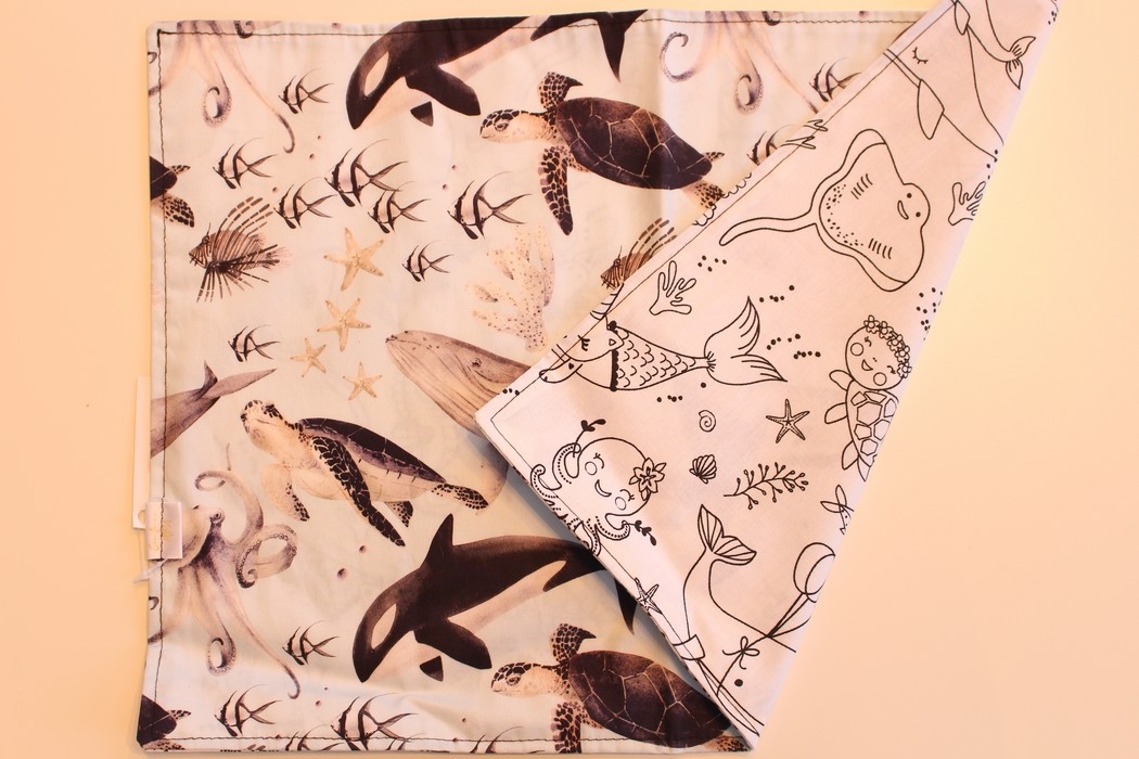 Napperons à colorier - Baleine