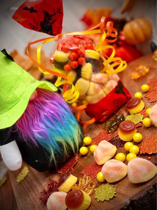 Sac à bonbons d'Halloween - Dessert décadents et caramélisé