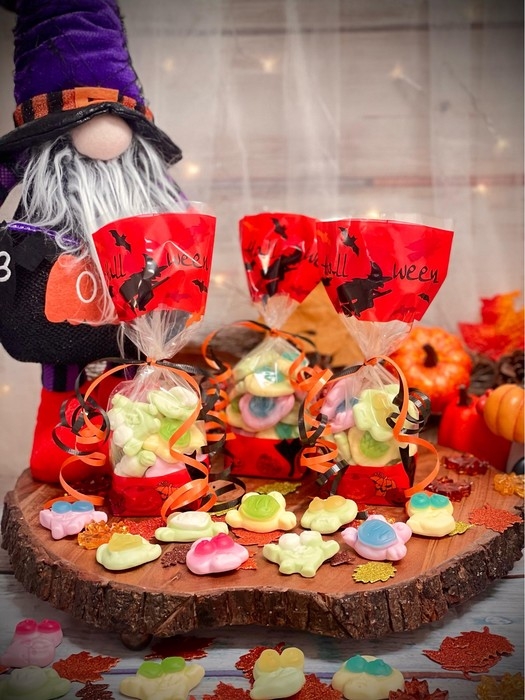 Sac à bonbons Halloween - Monstres Colorés