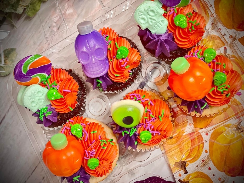 Ensemble de 6 Cupcake Halloween