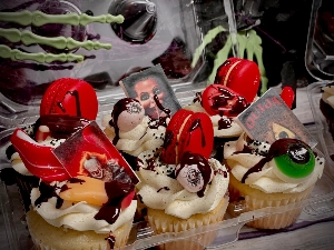 Ensemble Cupcakes Ensanglenté Halloween
