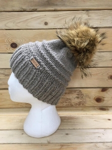 Tuques tricoté - Baige 3-6mois