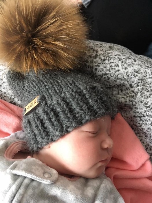 Tuques tricoté - Charcol Naissant