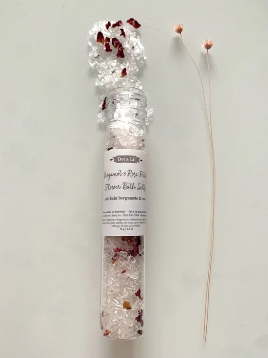 Sel de bain - Bergamote + Rose