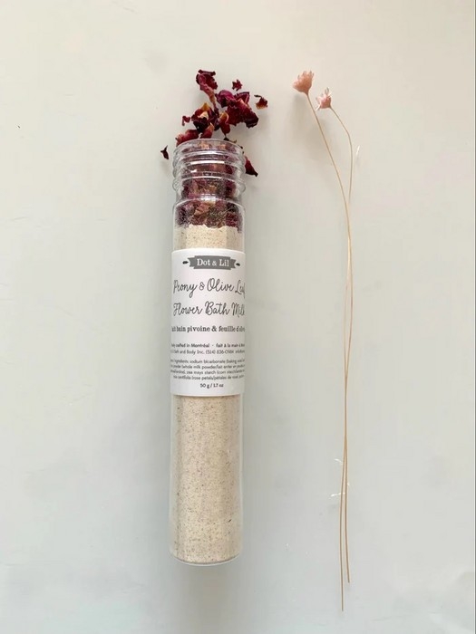 Lait de bain - Pivoine + Feuille d'olivier