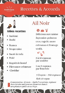 Food Crayon Coffret Fusions - Ail Noir, Gingembre, Lime