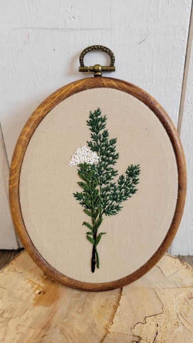 Broderie - Thé du Labrador et Sapin